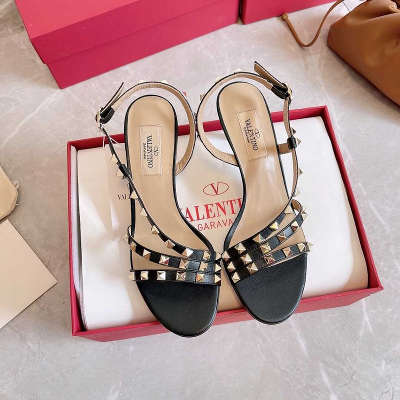 Valentino Studded Heels Black