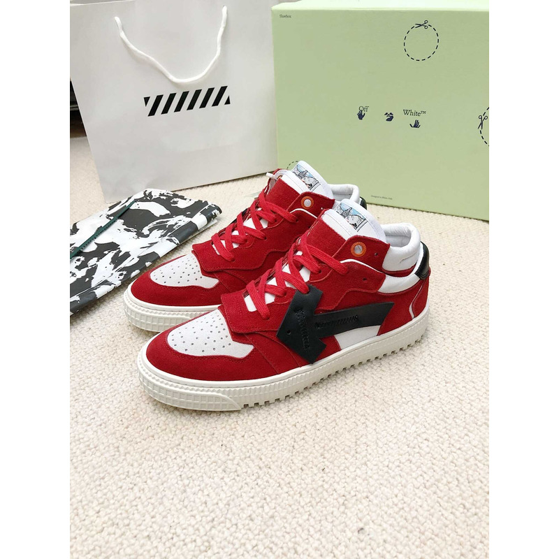 Off White Off Court Low Top Red Black