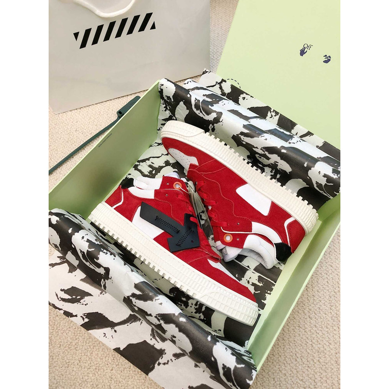 Off White Off Court Low Top Red Black