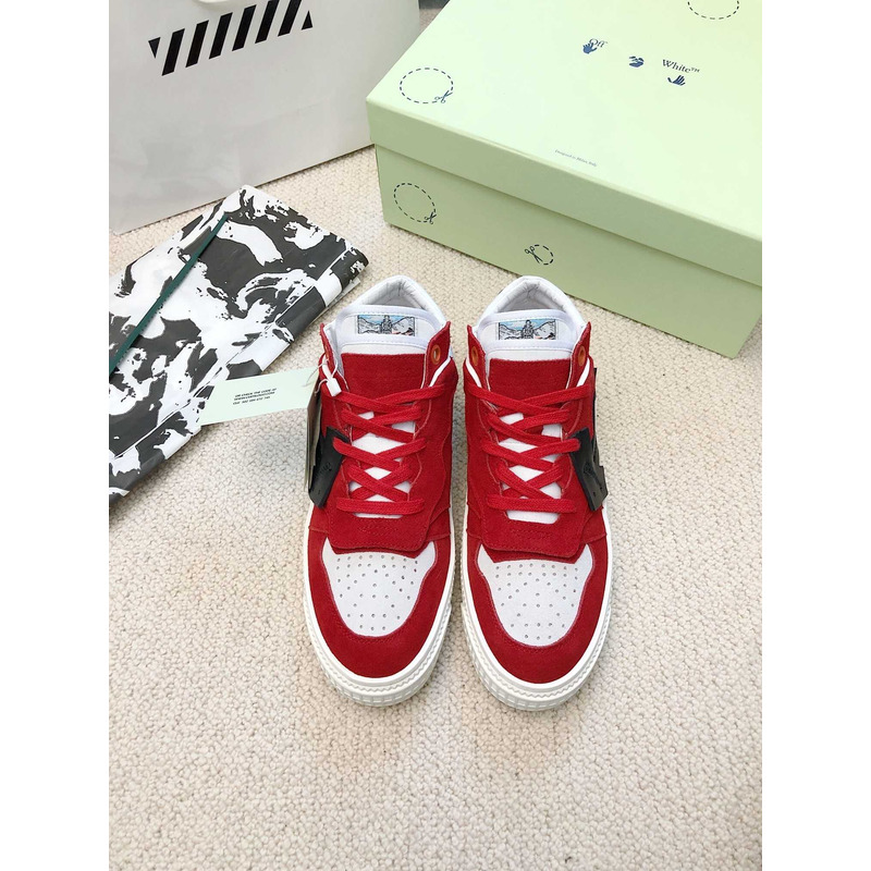 Off White Off Court Low Top Red Black