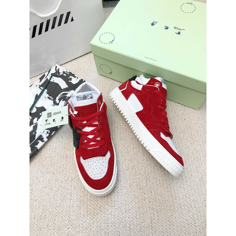 Off White Off Court Low Top Red Black