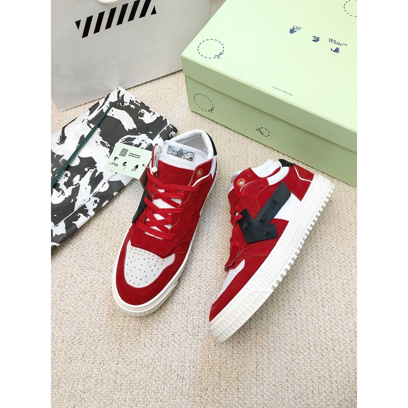 Off White Off Court Low Top Red Black