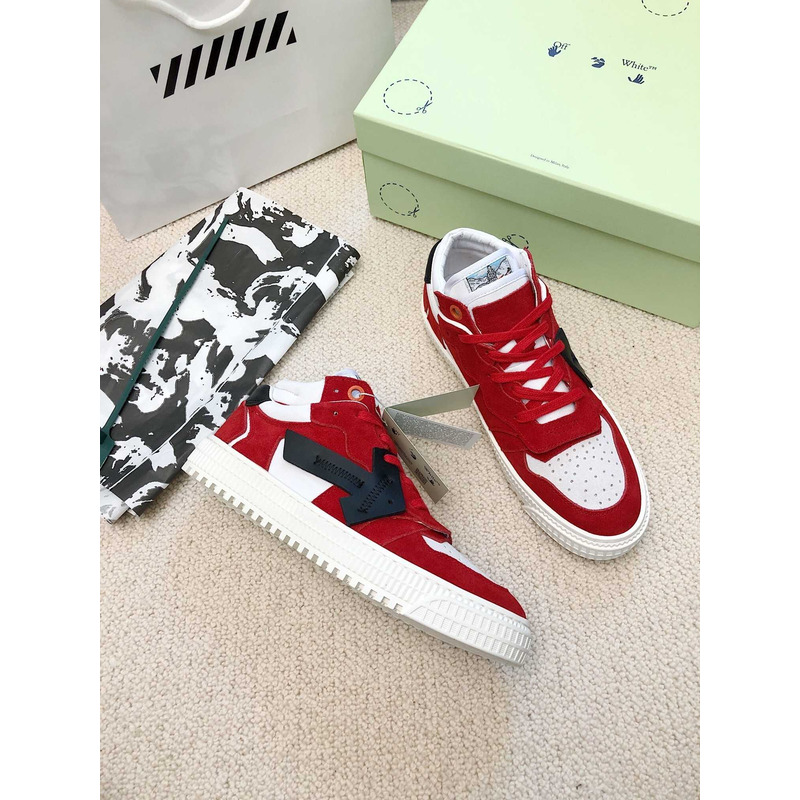 Off White Off Court Low Top Red Black