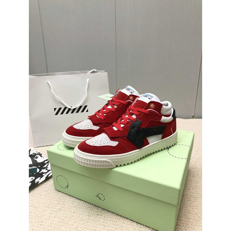 Off White Off Court Low Top Red Black