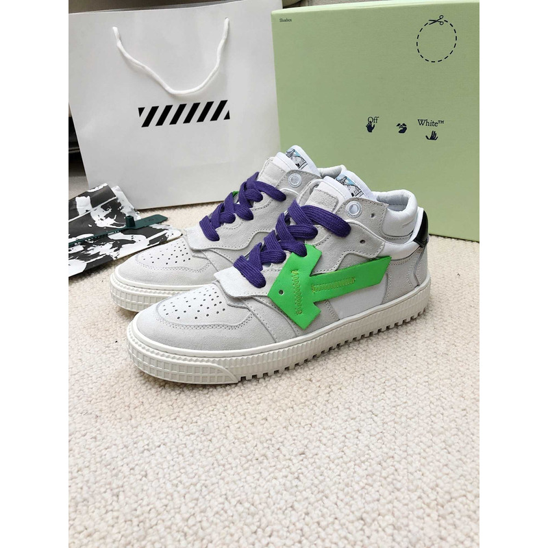 Off White Off Court Low Top Grey Green