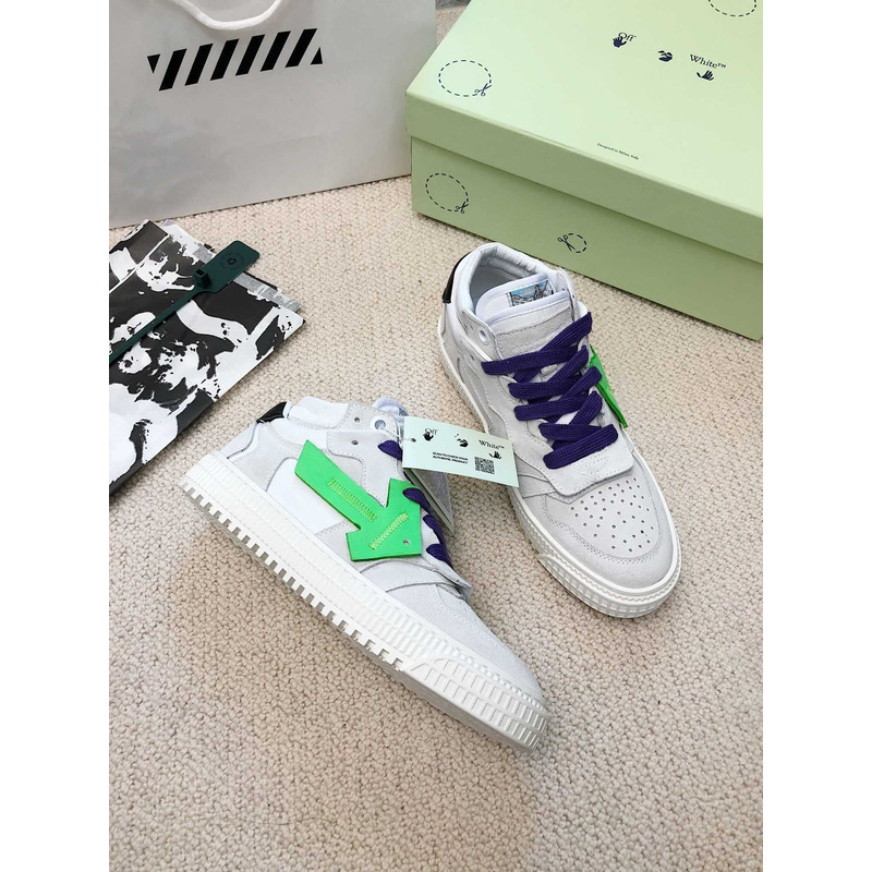 Off White Off Court Low Top Grey Green