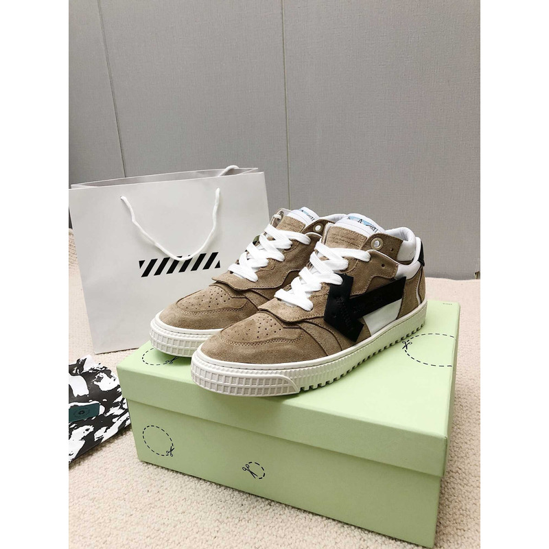 Off White Off Court Low Top Brown Black