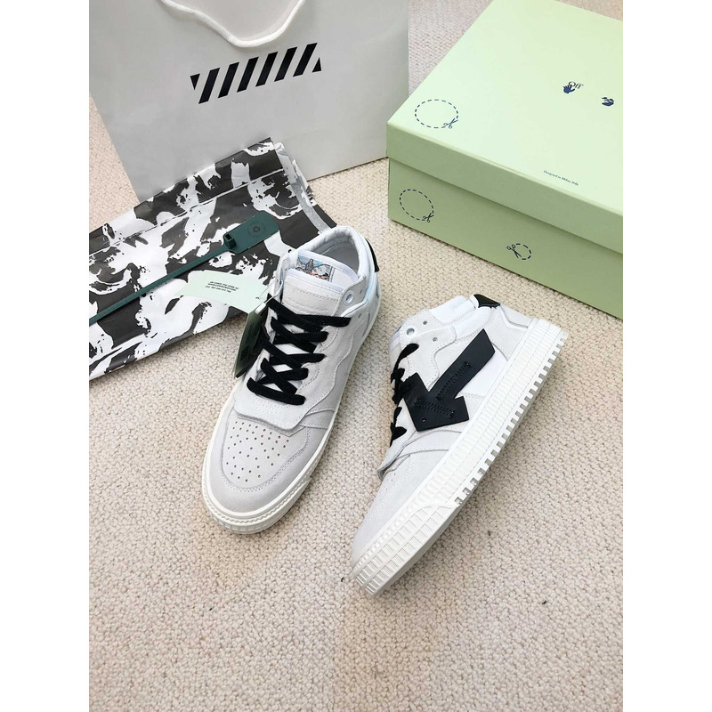 Off White Off Court Low Top Grey Black