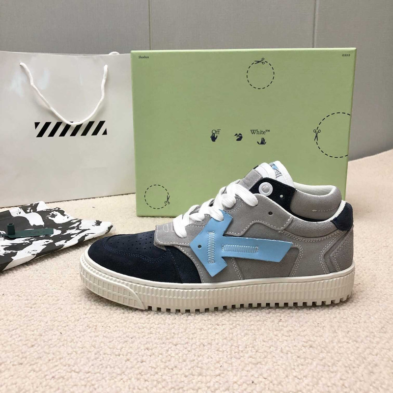 Off White Off Court Low Top Grey Blue