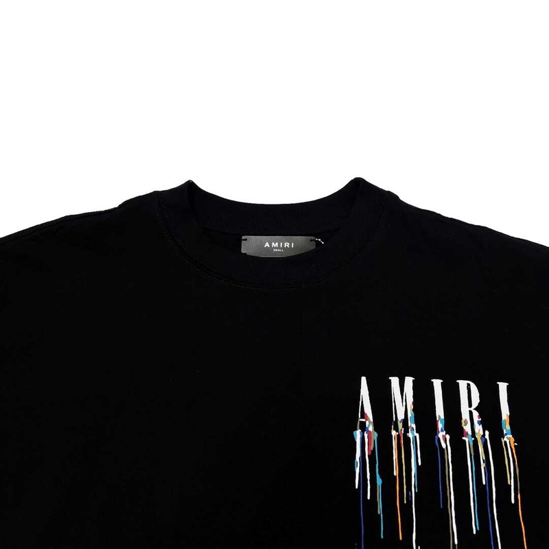 Amiri Paint Drip Logo Black