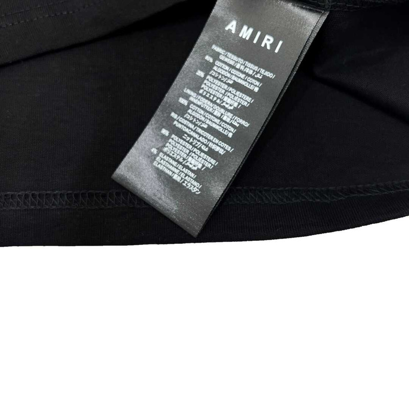 Amiri Paint Drip Logo Black