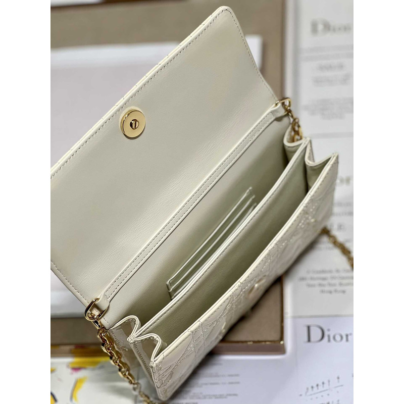 D*or mini miss D*or bag patent leather beige