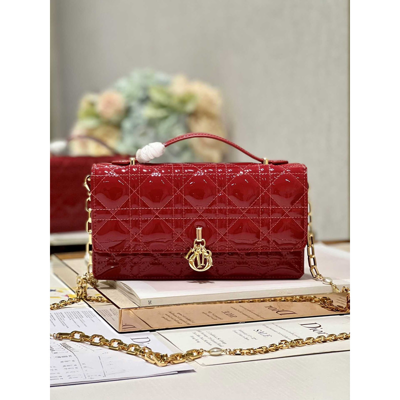 D*or mini miss D*or bag patent leather red