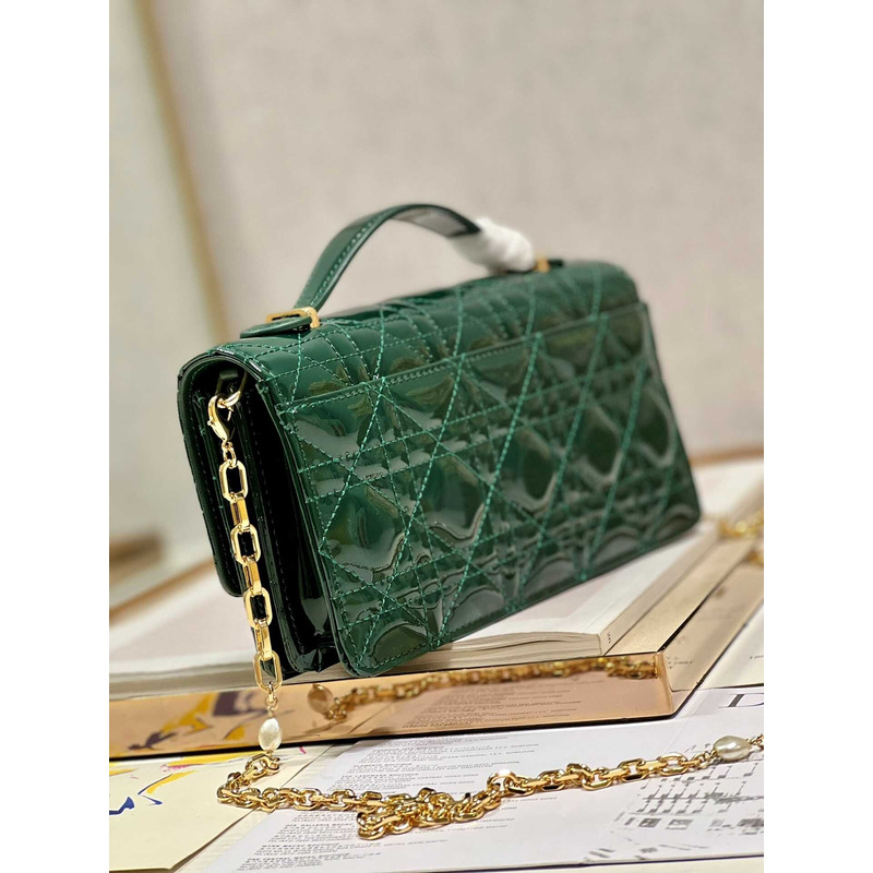 D*or mini miss D*or bag patent leather green