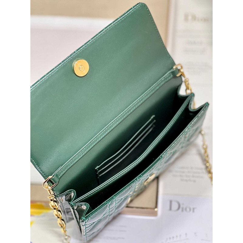 D*or mini miss D*or bag patent leather green