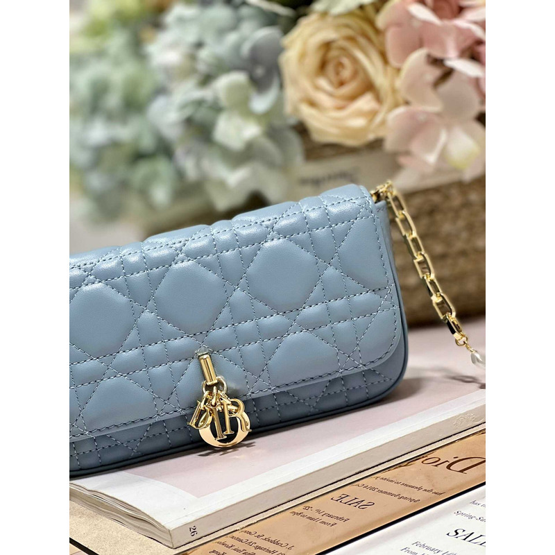 D*or blue cannage lady bag