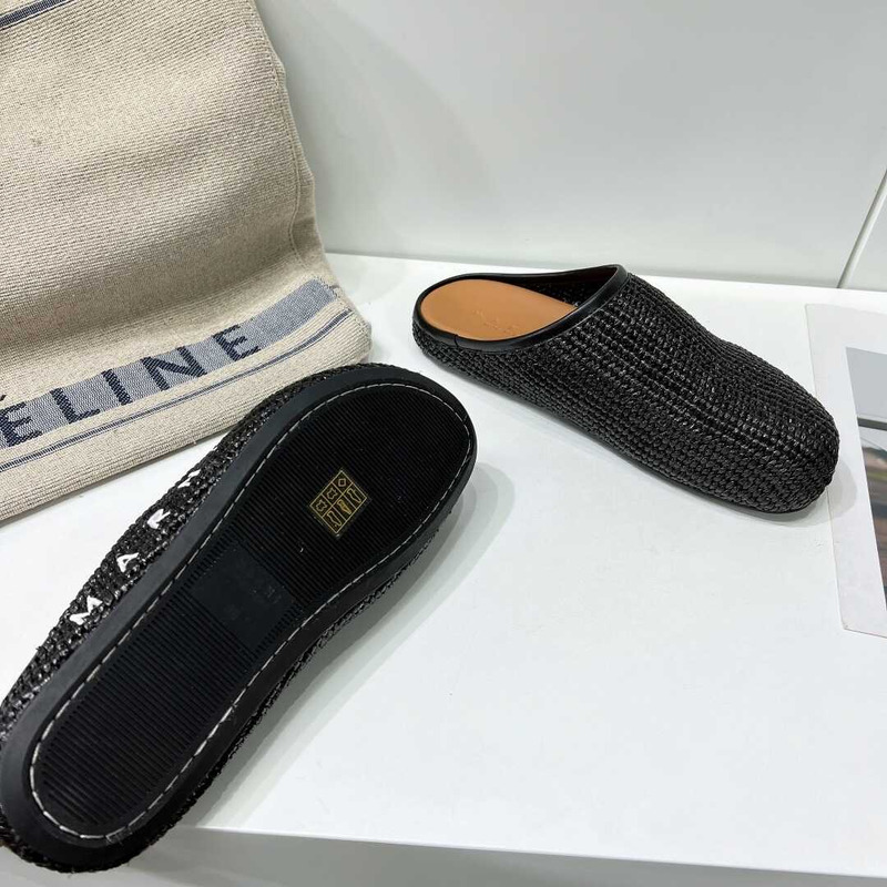 Marni Black Sabot Loafers