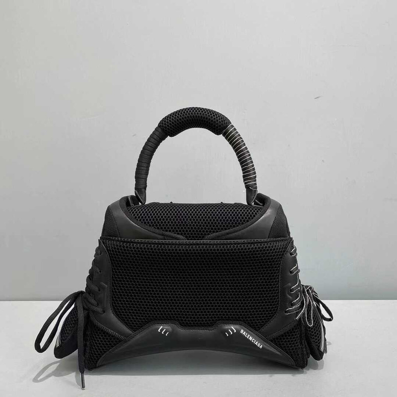 Ba*len*cia*ga sneakerhead top handle tote black