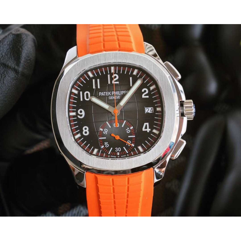 Patek Philippe 5968A-001 Aquanaut Chronograph Steel & Orange Rubber