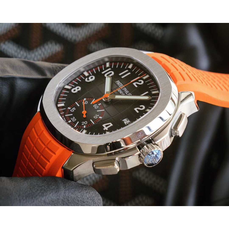 Patek Philippe 5968A-001 Aquanaut Chronograph Steel & Orange Rubber