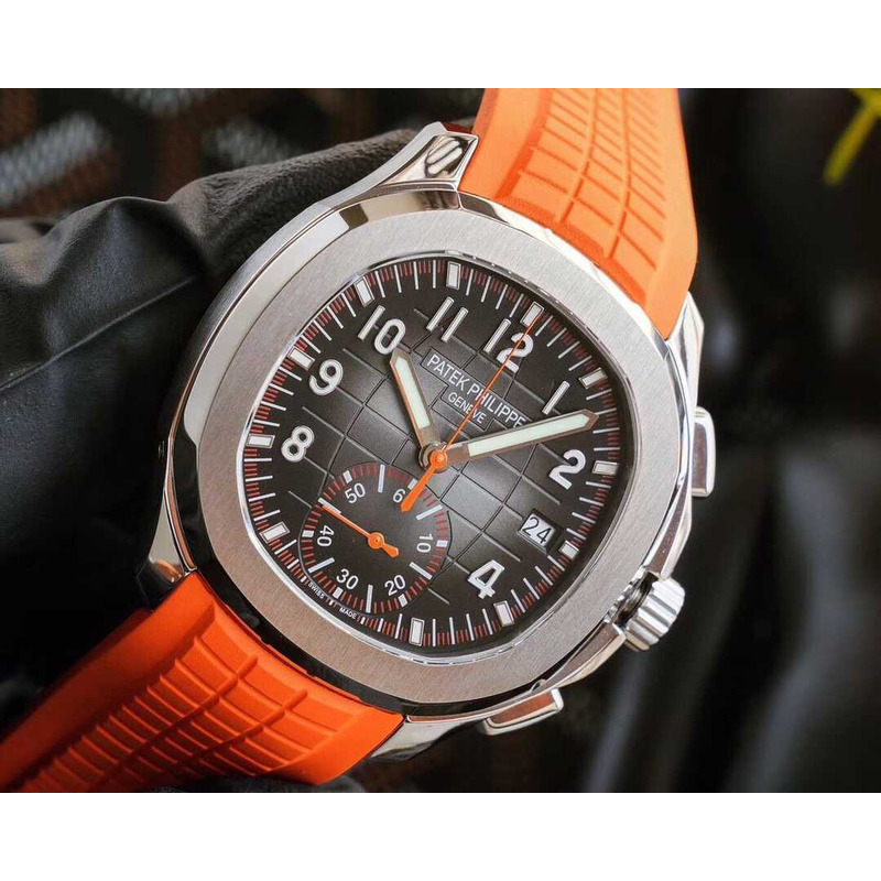 Patek Philippe 5968A-001 Aquanaut Chronograph Steel & Orange Rubber