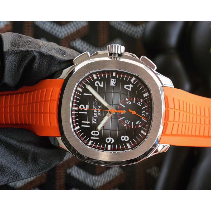 Patek Philippe 5968A-001 Aquanaut Chronograph Steel & Orange Rubber