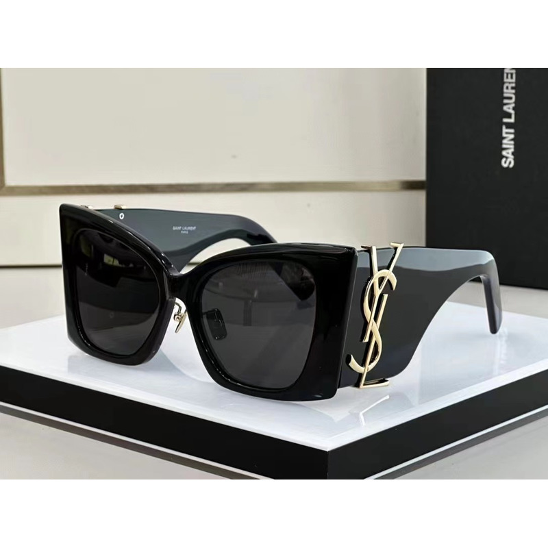 Saint Laurent SL M119/F Blazer Sunglasses Black