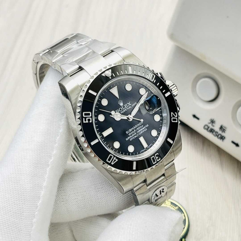 Rolex Submariner Date Stainless Steel Black Super Clone 3135 Movement