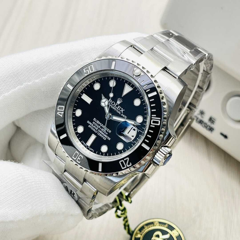 Rolex Submariner Date Stainless Steel Black Super Clone 3135 Movement