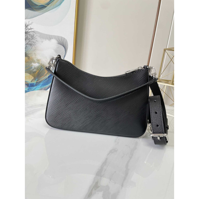 l**is V*t*n marelle handbag cowhide leather black