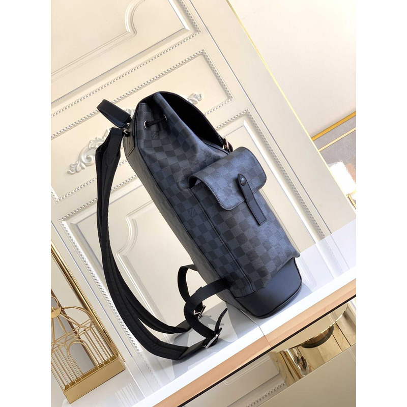 l**is V*t*n special edition christopher pm damier graphite backpack