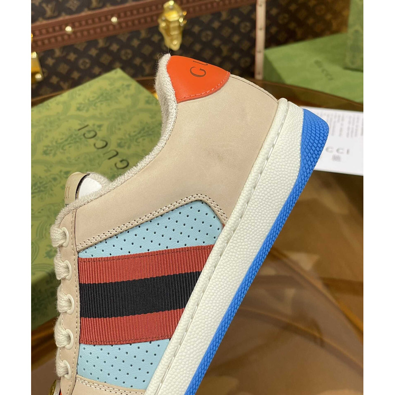 G*u*i screener sneaker beige blue