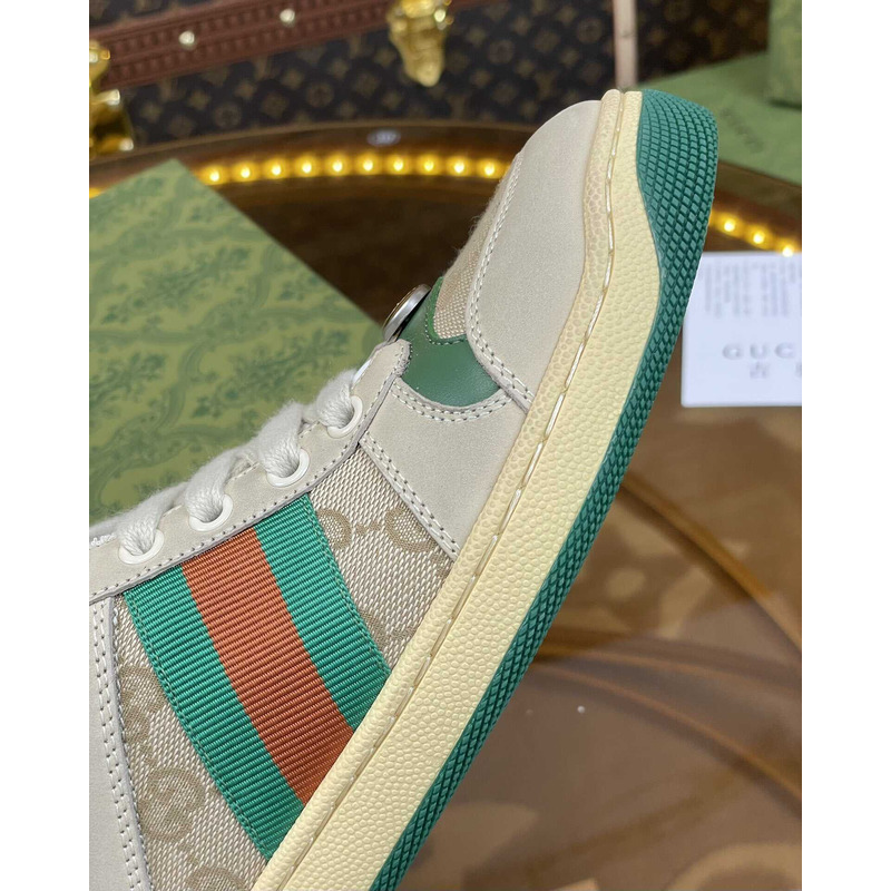 G*u*i screener lace-up sneakers green