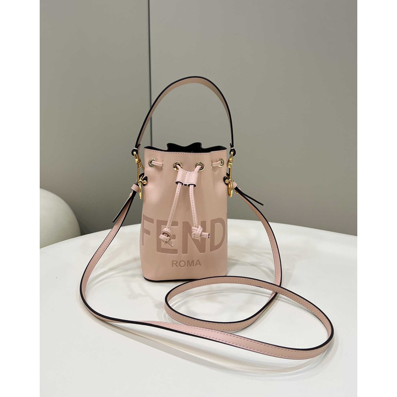 F**di mon tresor ff printleather mini bag nude