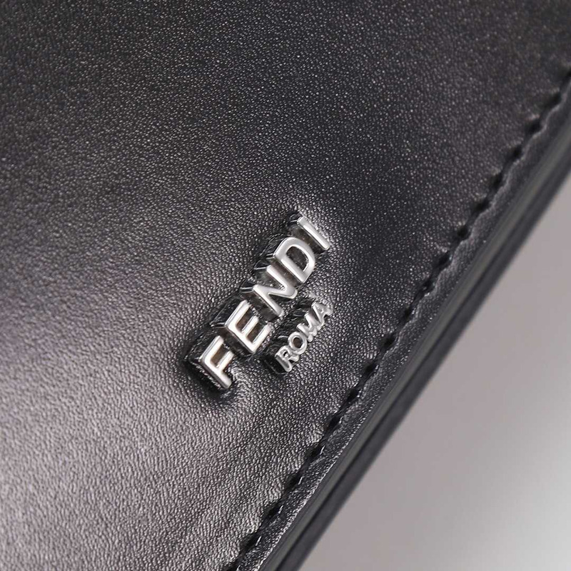 F**di first sight leather mini bag black