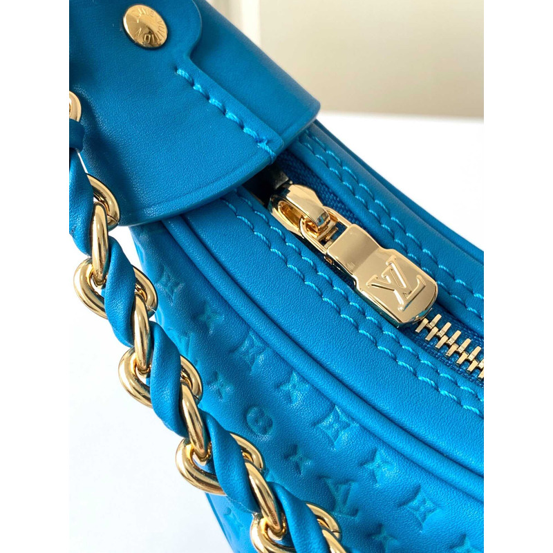 l**is V*t*n loop calfskin leather blue