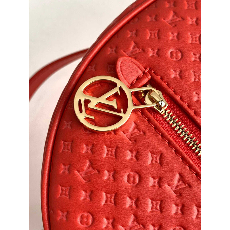 l**is V*t*n loop calfskin leather red