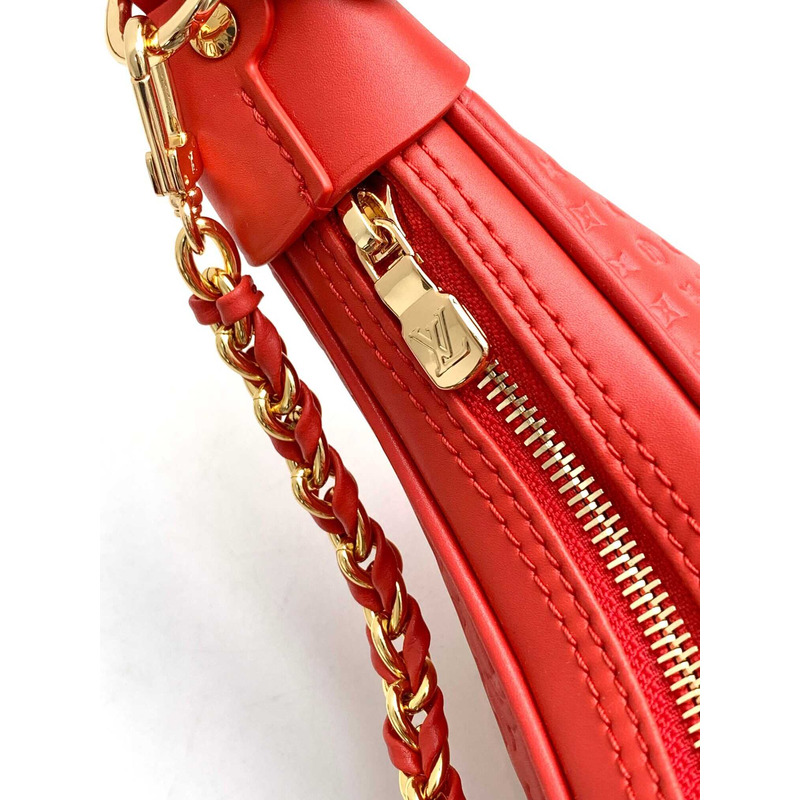 l**is V*t*n loop calfskin leather red