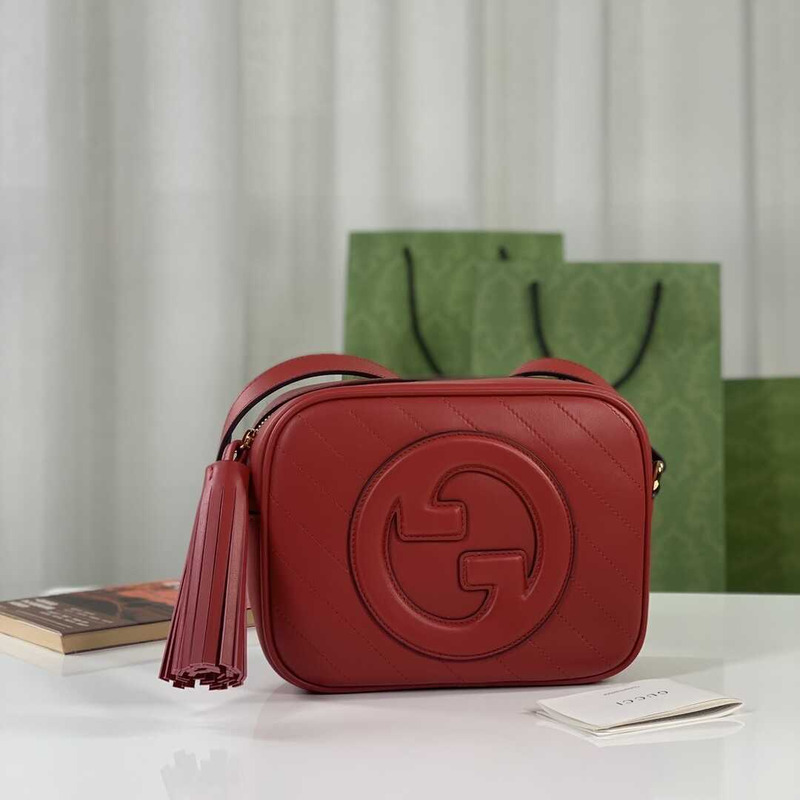 G*u*i blondie small shoulder bag red