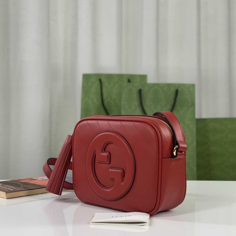 G*u*i blondie small shoulder bag red