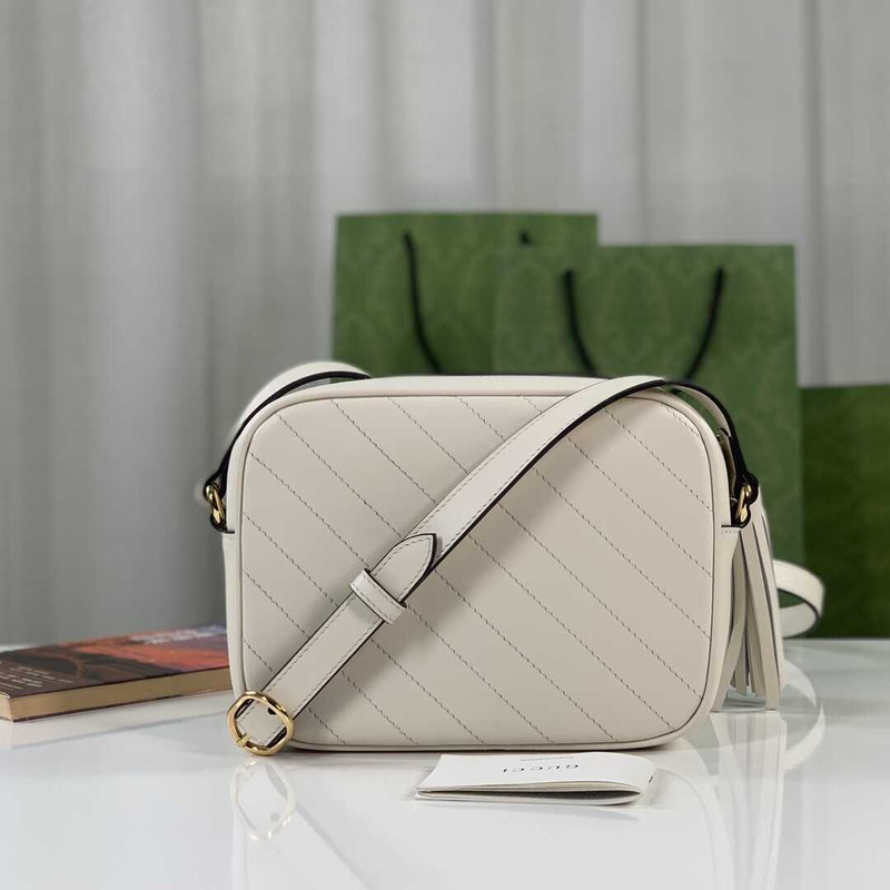 G*u*i blondie small shoulder bag white