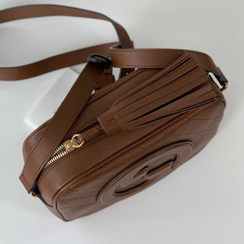 G*u*i blondie small shoulder bag brown