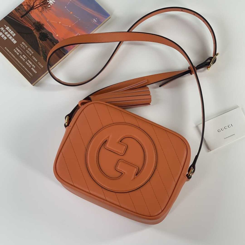 G*u*i blondie small shoulder bag orange