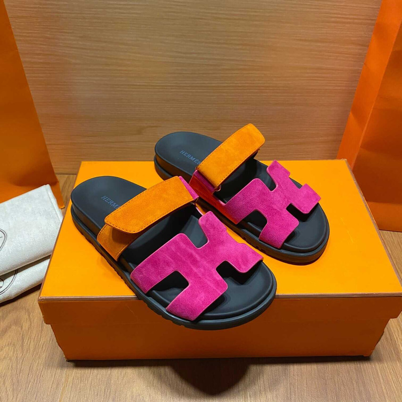 H**mes chypre sandal rose and orange