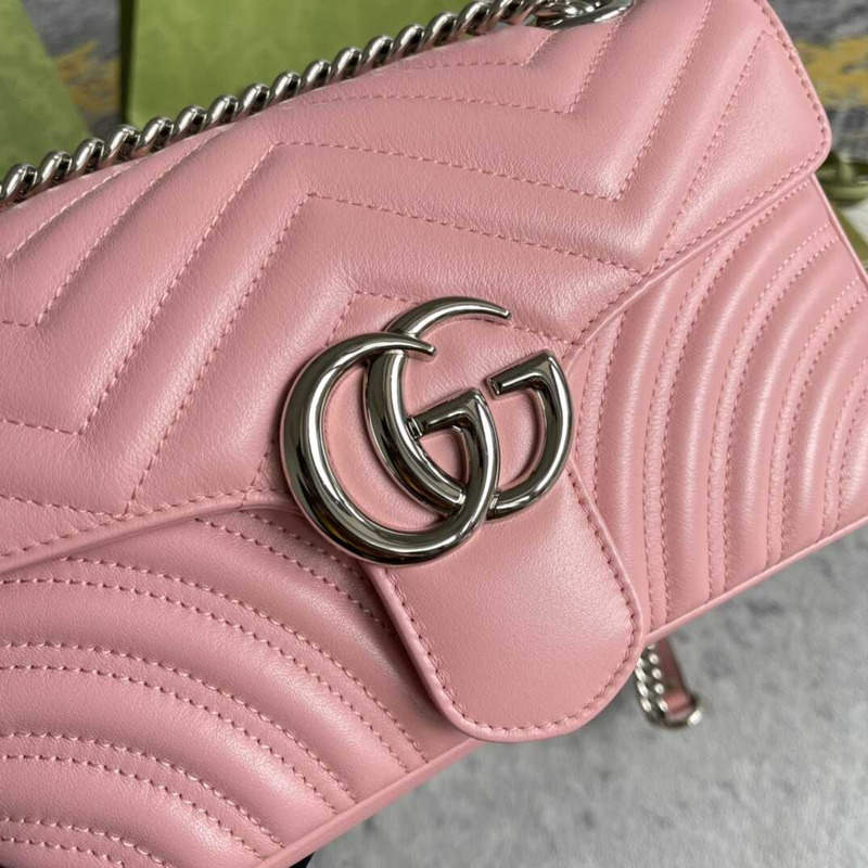 GG Marmont Small Shoulder Bag Pink