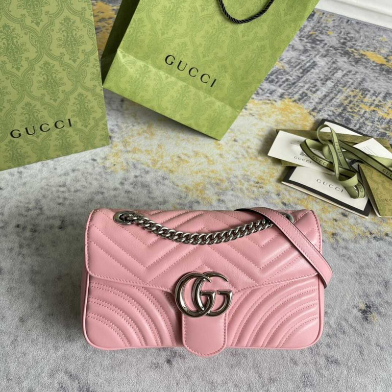 GG Marmont Small Shoulder Bag Pink