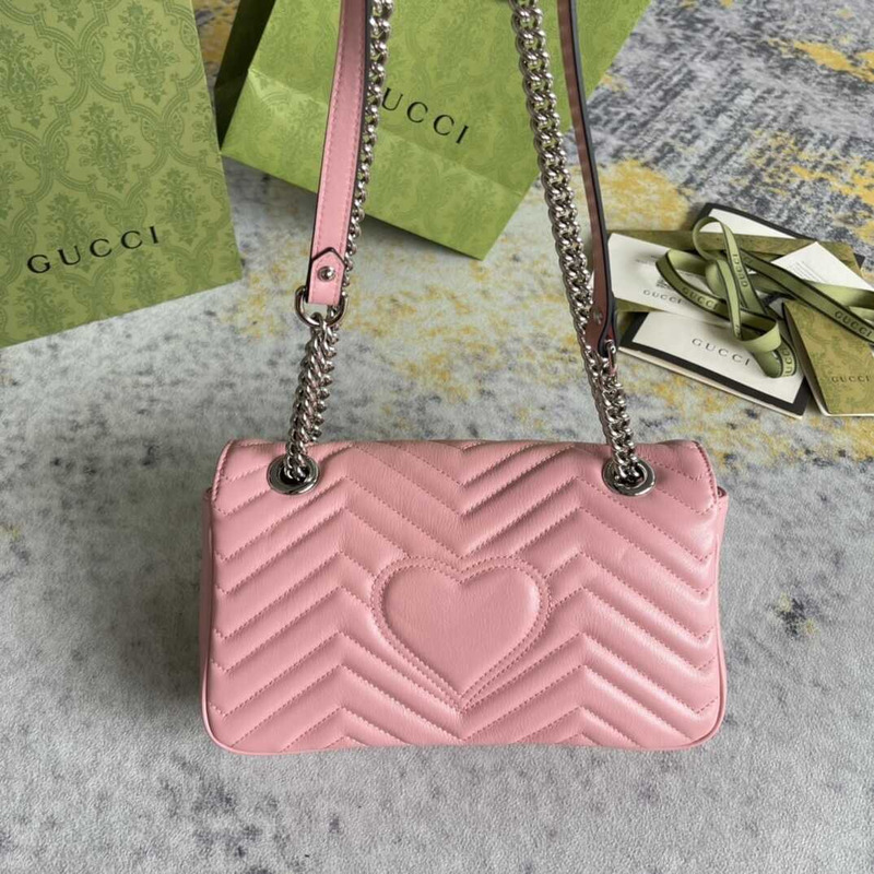 GG Marmont Small Shoulder Bag Pink