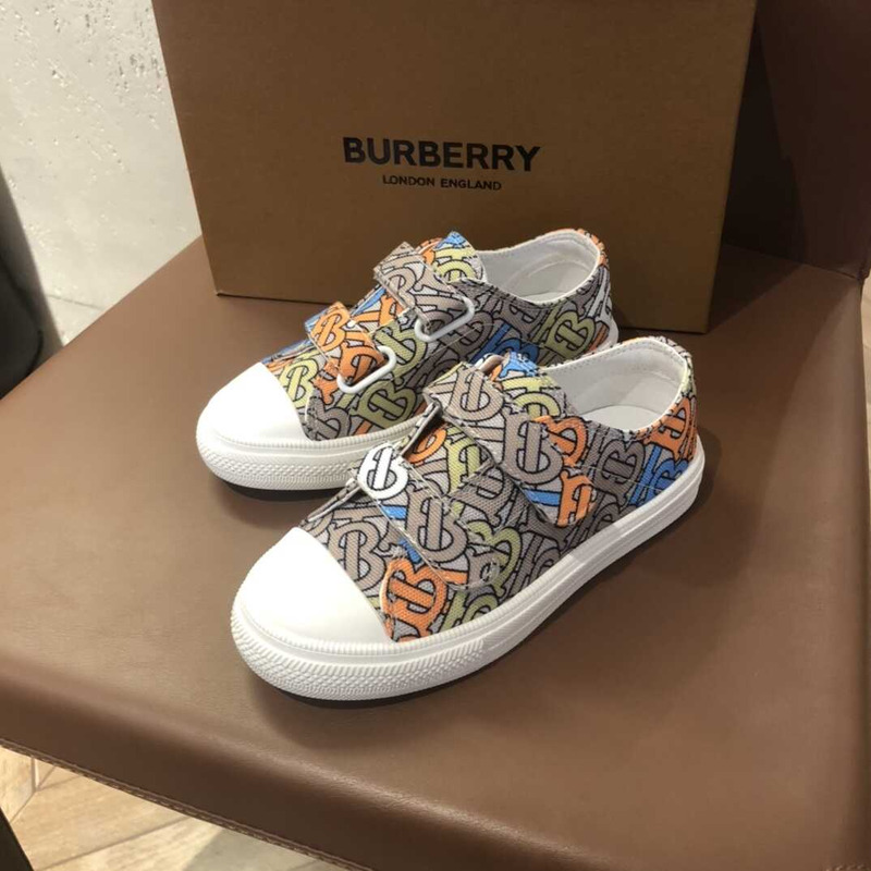 B**rry printed canvas kids sneakers