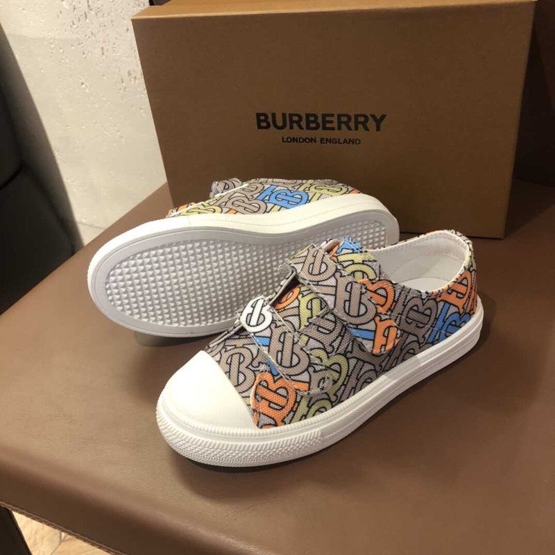 B**rry printed canvas kids sneakers