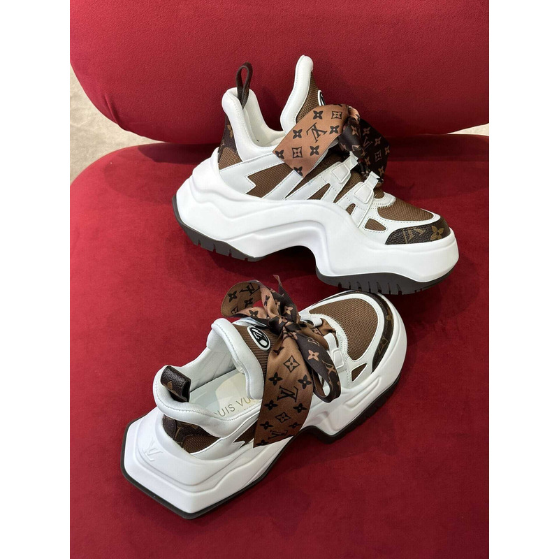 l**is V*t*n archlight sneakers brown white